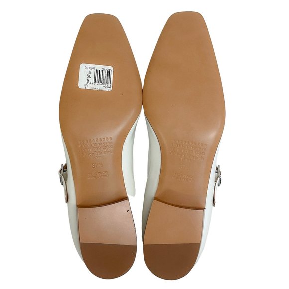 Maison Margiela White Patent Leather Low Heeled Mary Janes - Picture 8 of 10